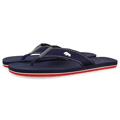 Image of GIOSEPPO Men&#039;s borgne Flip Flop, Navy, 13.5 UK