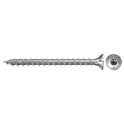 Image of Fischer FPF II Wood Screw Box 4x35 Full Thread Zinc Plated of 200 Units