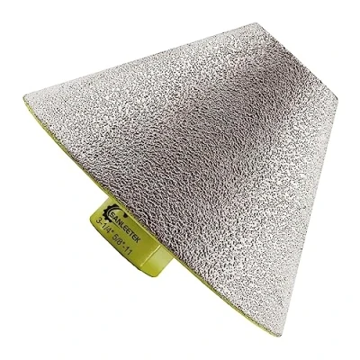 Image of Diamond Beveling Chamfer Bits 82mm SANLEETEK Cone Tile for Shaping Enlarging Grinding Existing Holes in Ceramic Porcelain Marble Granite M14 Thread
