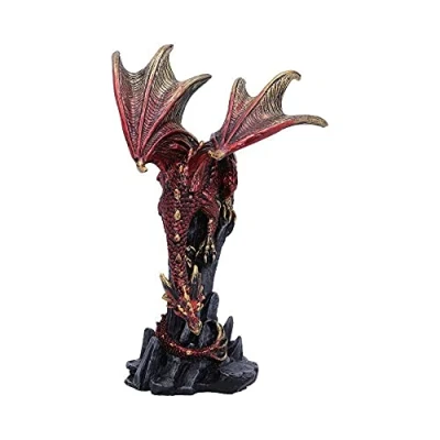 Image of Nemesis Now U5070R0 Hear Me Roar Red Dragon Calling Figurine, Polyresin, One Size
