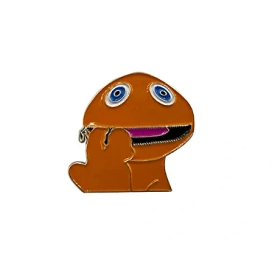 Image of Zippy Rainbow Metal Pin Badge Brooch