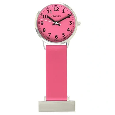 Image of Ravel Vibrant Silicone Nurses Watch Analogue Quartz R1107.5 Rose Pink