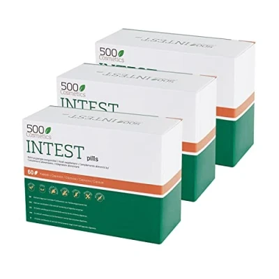 Image of 500Cosmetics Intest Natural Capsules to Prevent Hemorrhoids Improves Circulation and Combats Constipation for Men Women. (2)