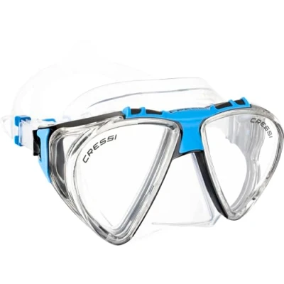 Image of Cressi Penta+ Mask, Transparent/Blue