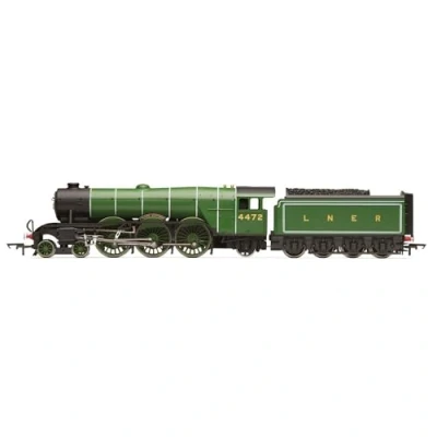Image of Hornby R3086 RailRoad LNER 4 6 2 &#039;Flying Scotsman&#039; Class A3 00 Gauge Steam Locomotive, Multicolor, 40 x 10.6 cm