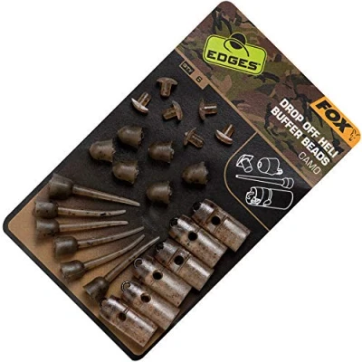 Image of Fox Edges Camo Drop off Heli Buffer bead Kit Carp hooklink material