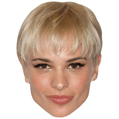 Image of Ava Capra (Fringe) Celebrity Mask, Flat Card Face, Fancy Dress Mask
