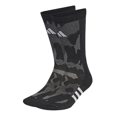 Image of adidas Unisex Performance Training Graphic Camo Socks, black/grey six/white, 11 12.5