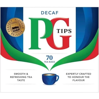 Image of PG Tips Decaffeinated 70 Teabags (Pack of 3, Total 210 Teabags)