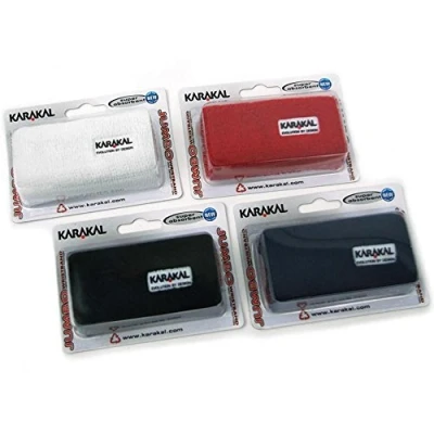 Image of Karakal Logo Jumbo Wristband, Color Black