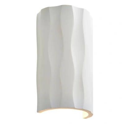 Image of Toledo 3000k LED 2 Light Plaster Wall Lamp White