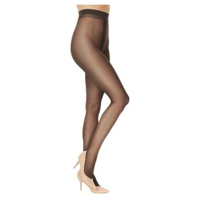 Image of SENTELEGRI Exclusive T Band 15 Denier Sheer Tights (Large, Black)