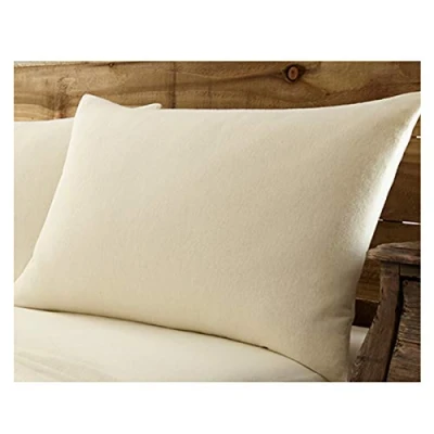 Image of GC GAVENO CAVAILIA Flannelette Plain Dyed HW Pillow Cases Cream