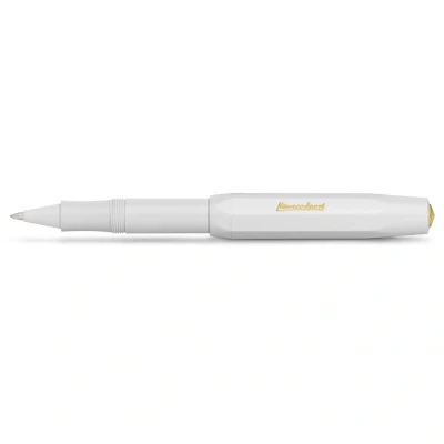 Image of Kaweco Classic SPORT Gel/Ballpoint Pen White I Including 0.7 mm Rollerball Refill for Left Handed and Right Users in Design with Ceramic Ball Gel 13 cm