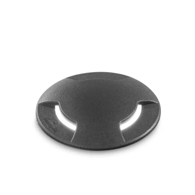 Image of Cecilia LED 1 Light Large Outdoor Recessed Black IP67