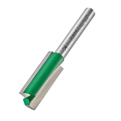 Image of Trend CraftPro Straight Two Flute Router Cutter Bit, 1/4 Inch Shank, 12.7mm Cut Diameter &amp; 31.8mm Length, Tungsten Carbide Tipped, C022X1/4TC