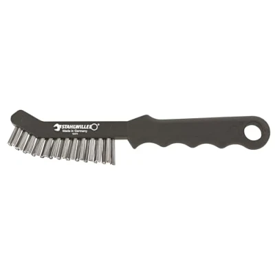 Image of Stahlwille 77440001 12373 Steel Wire Brush, 2 Rows, 230mm Length, Pack of 10