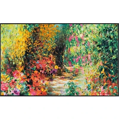 Image of Wash + Dry Door Mat, Top: 100% Cotton, Multi coloured, 75 x 120