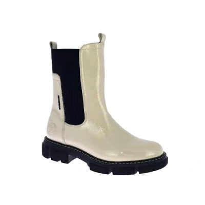 Image of TOM TAILOR Women&#039;s 2196203 Chelsea Boot, Beige, 5 UK