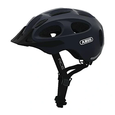 Image of ABUS Youn I ACE City Helmet Modern Bicycle for Daily Use Women and Men Blue, Size M