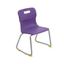 Image of Titan Skid Base Chair Size 3 350mm Seat Height Purple T23 P