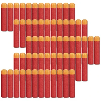 Image of HONGCI 60pcs 9.5cm EVA Red Foam Darts Refill Bullet for Nerf N strike Elite Mega Series Blasters Kids Toy Gun