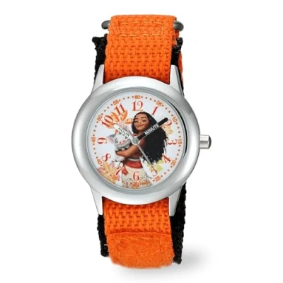 Image of Disney Girl&#039;s Analog Quartz Watch with Nylon Strap WDS000035