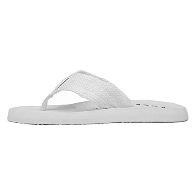 Image of Rocket Dog Adios Womens White Webbing Flip Flop Size 4 UK