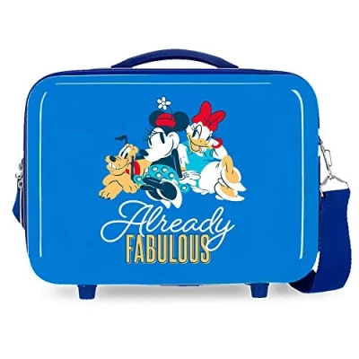 Image of Disney Mickey and Friends Adaptable Toiletry Bag Blue 29 x 21 15 cm Rigid ABS 9.14L 0.85 kg