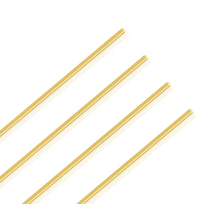 Image of LAVMHAB Round Brass Rod 3mm x 250mm, Solid Shaft Rods Bars for DIY Craft (4 Pcs)