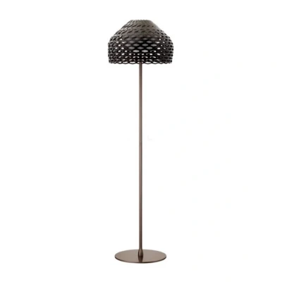 Image of Flos Tatou F Floor Lamp Ochre Grey