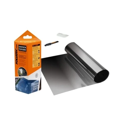Image of FOLIATEC FT1710 Sunvisor GlareStrip, 19 x 150 cm, Black