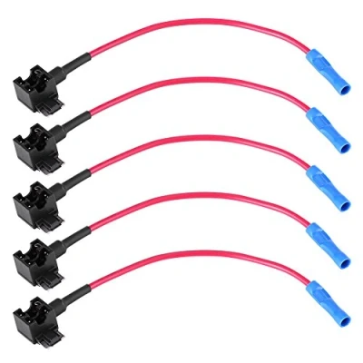 Image of Mini fuse Holder, 5pcs 12V Automotive Add A Circuit Adapter Blade Holder Car Tap(Micro Type)