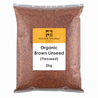 Image of Organic Brown Linseed (Flaxseed) 2kg by Manor Springs