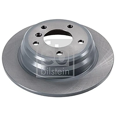 Image of 34211163835, 34211164129, 34216767049 Brake disc FEBI BILSTEIN 12325 Rear Axle 298mm 10mm 5 Hole 120mm solid Coated BMW: Saloon