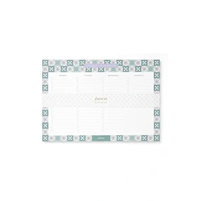 Image of Filofax Mediterranean Weekly Planner Notepad (with magnet)