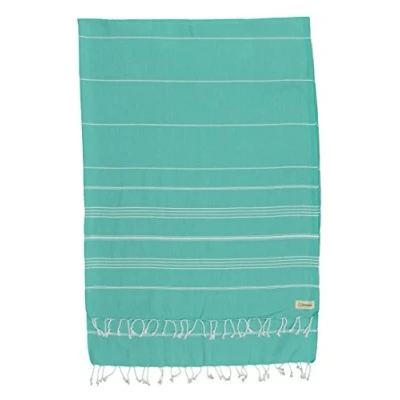 Image of Bersuse 100% Cotton Anatolia XXL Blanket Turkish Towel Mint Green