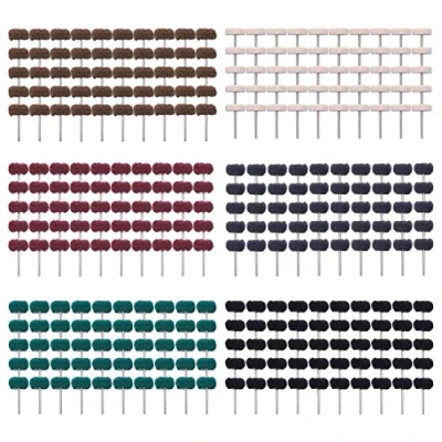 Image of Drill Warehouse 40Pcs 1&quot; (25mm) Abrasive Wheel Buffing Polishing Set For Dremel Rotary Tool