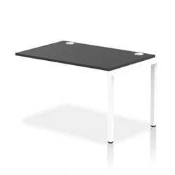 Image of Impulse Bench Single Row Ext Kit 1200 White Frame Desk Black