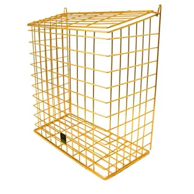 Image of DWD Large Letter Box Door Cage Guard (Brass)