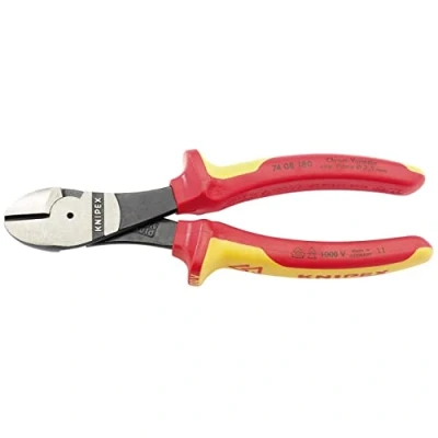 Image of Knipex 31927 180mm Fully Insulated High Leverage Diagonal Side Cutters
