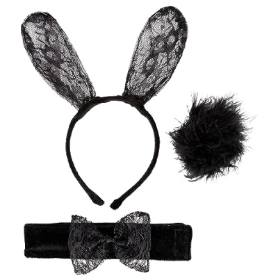 Image of Wicked Costumes Adult Lace Bunny Fancy Dress Accessory Set