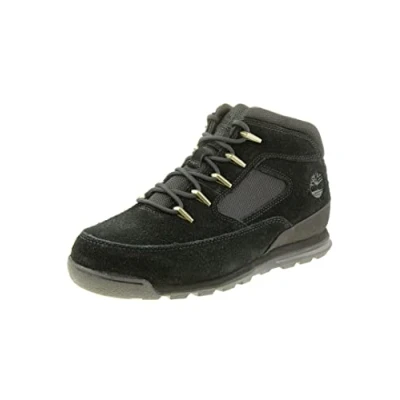 Image of Timberland Men&#039;s Euro Rock Heritage L/F Fashion Boots, Black Suede, 12.5 UK