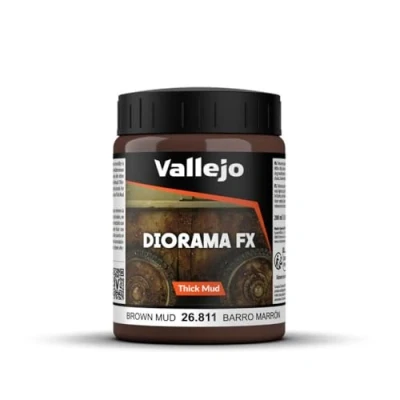 Image of AV Vallejo Weathering Effects 200ml Brown Thick Mud, VAL26811