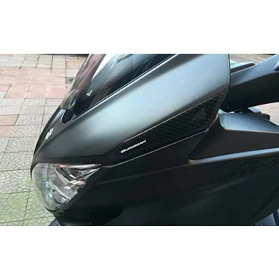 Image of labelbike 2 3D STICKERS Side Fairing Scooter compatible with SUZUKI BURGMAN 400 2017 2023
