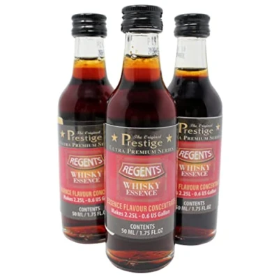 Image of 3 Pack Regents Whisky 50ML Flavoring Essence to Flavour X 2.25L Alcoholic Beverage
