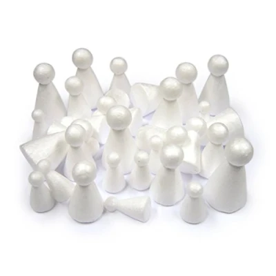 Image of Major Brushes Polystyrene Cone Puppets Pack of 30
