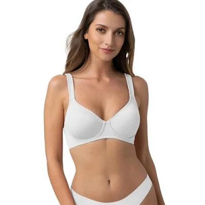 Image of Dorina Lindsay ECO Underwired bra, Women&#039;s, Size: 40DD, White