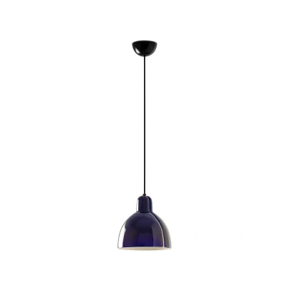 Image of Venice 20cm Dome Pendant Ceiling Light Blue