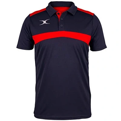 Image of Gilbert Photon Mens Polo Dark Navy &amp; Red (2XL)